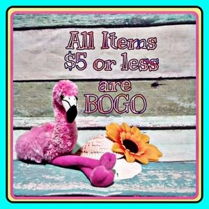 😍 Deal Alert 🚨 Items $5 & under are Bogo 💸